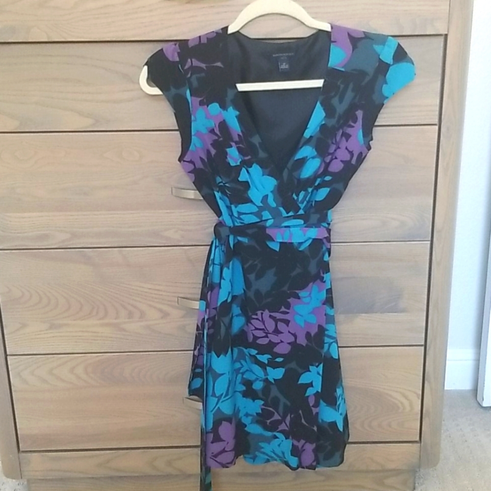 *DONATING SOON* Banana Republic Floral Wrap Dress